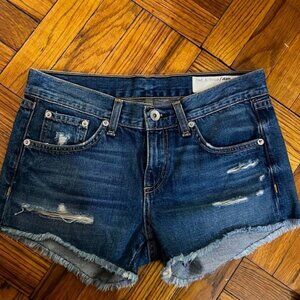 Rag & bone jean shorts size: 24